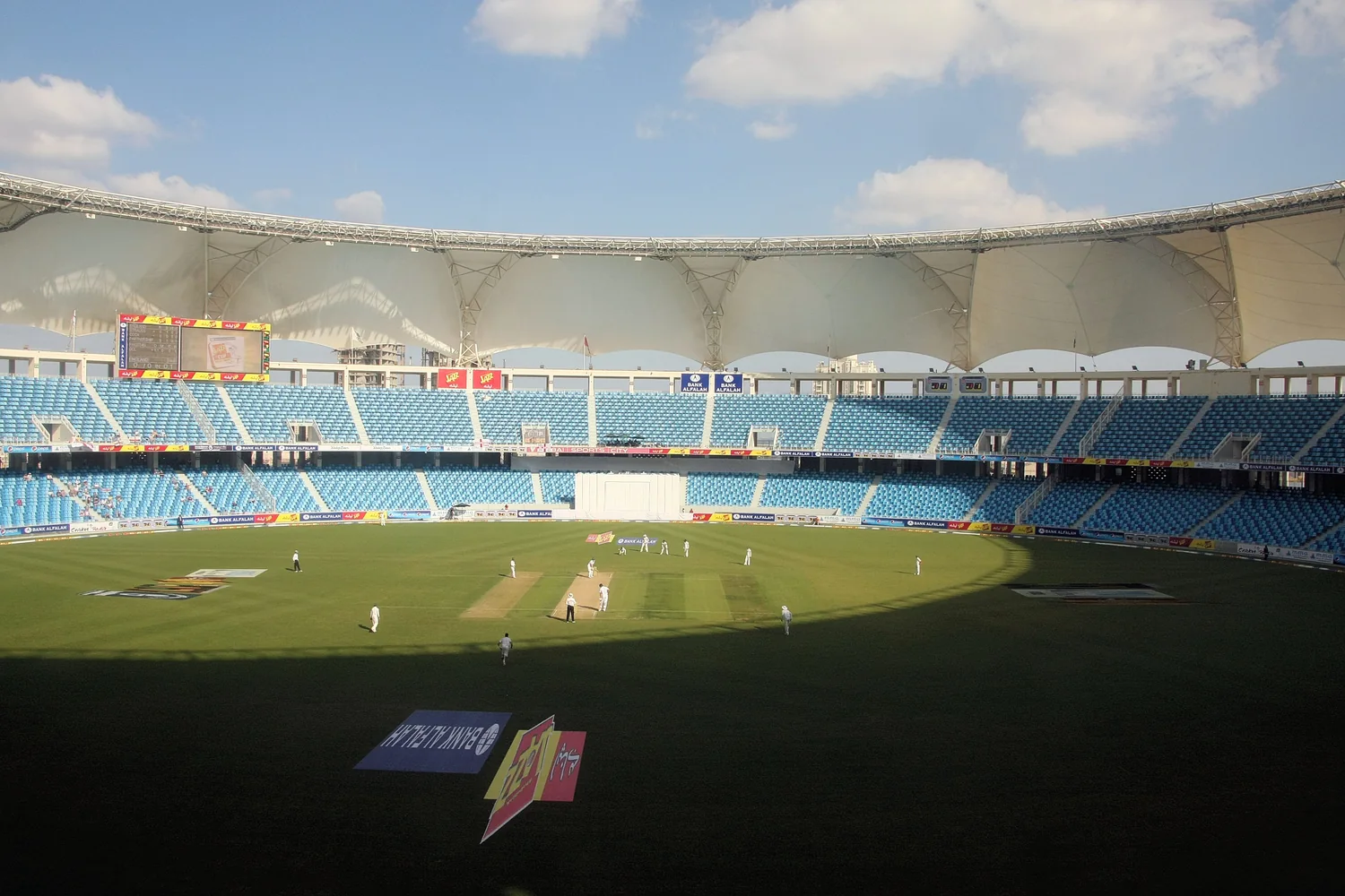 Dubai International Cricket Stadium in an archive photograph, not during WCL 2026