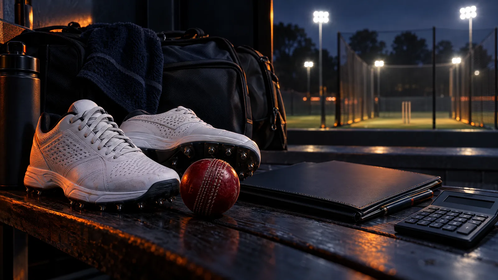 Conceptual cricket equipment and contract illustration for the Gurnoor Singh Brar earnings guide