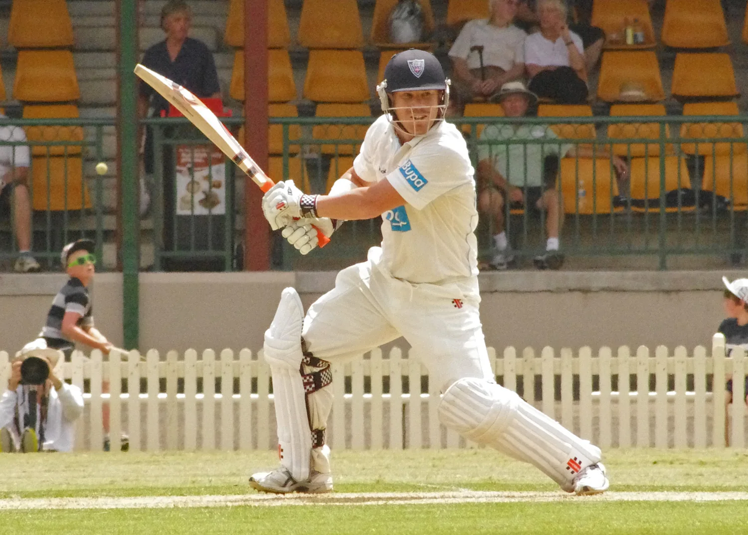 Historical archive portrait of David Warner; not from WCL 2026