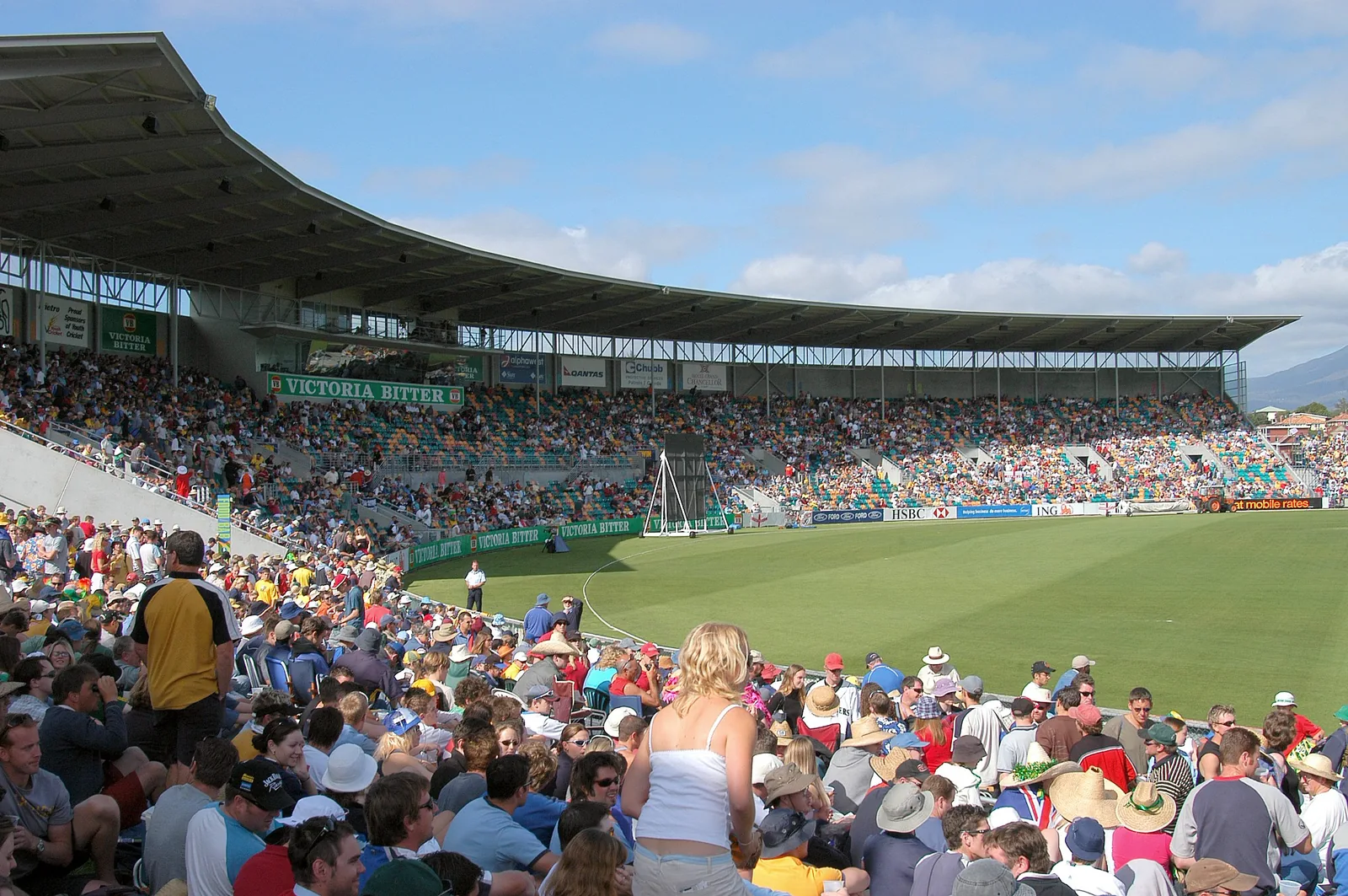 Archival view of Bellerive Oval; not a current 2026 pitch photograph.
